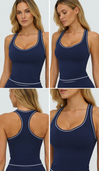 Navy Sculpt line Tank