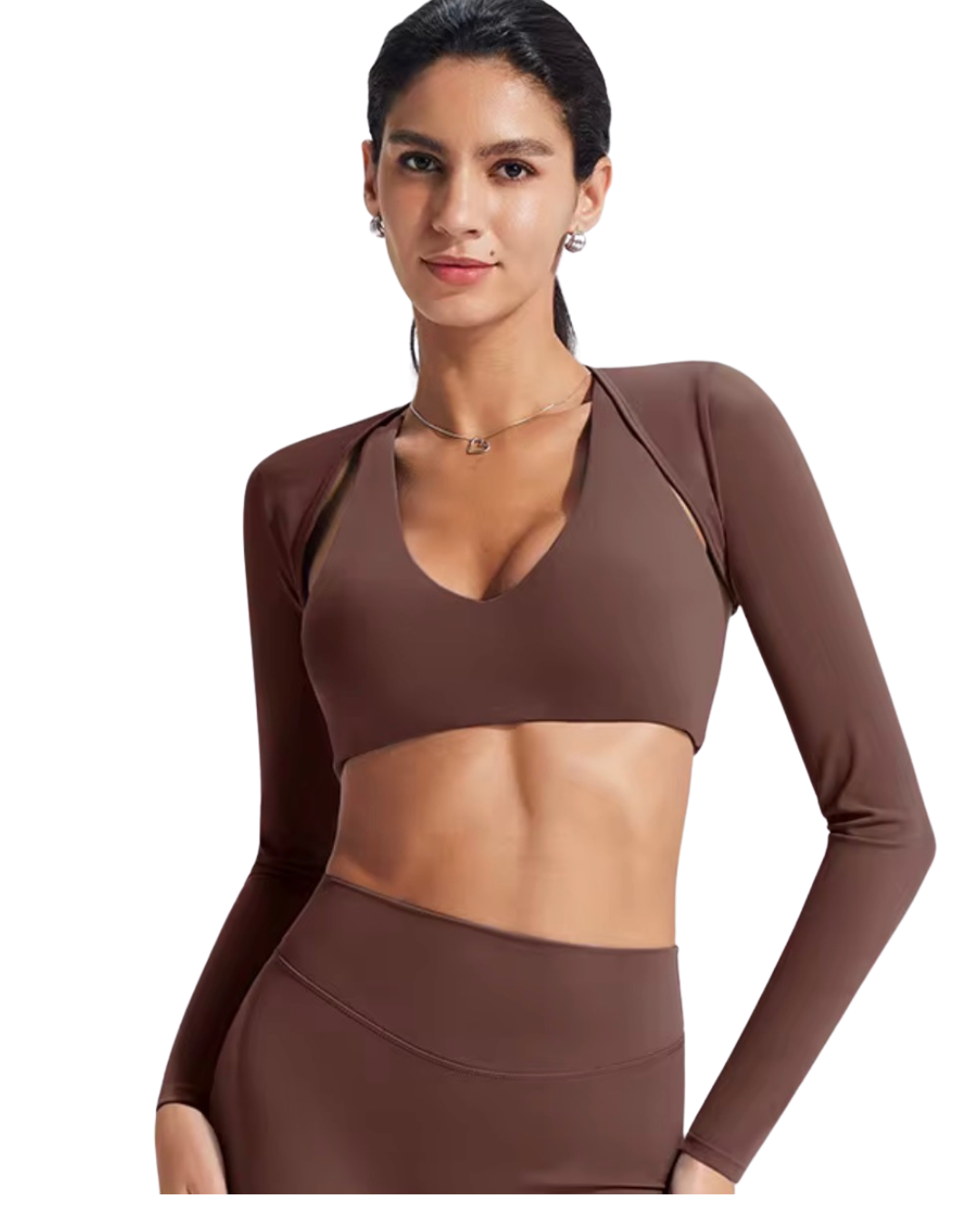 Athleisure Crop Cardigan