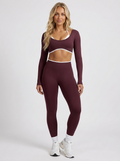 Merlot Firm Long Sleeve Crop