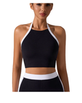 Sideline Halter Crop